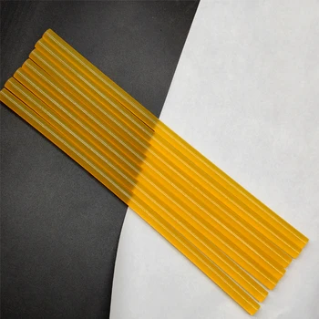 Hot Melt Yellow Glue Stick Silicon Bar No Drawing Hot Melt Glue Stick For Packaging Box Eva 11 Mm 7Mm