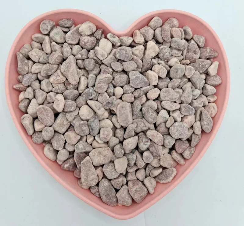 Factory Wholesale Natural Various Colors River Rock Gravel Landscape Cobblestone Crushed Washed Pebbles Stone for Outdoor