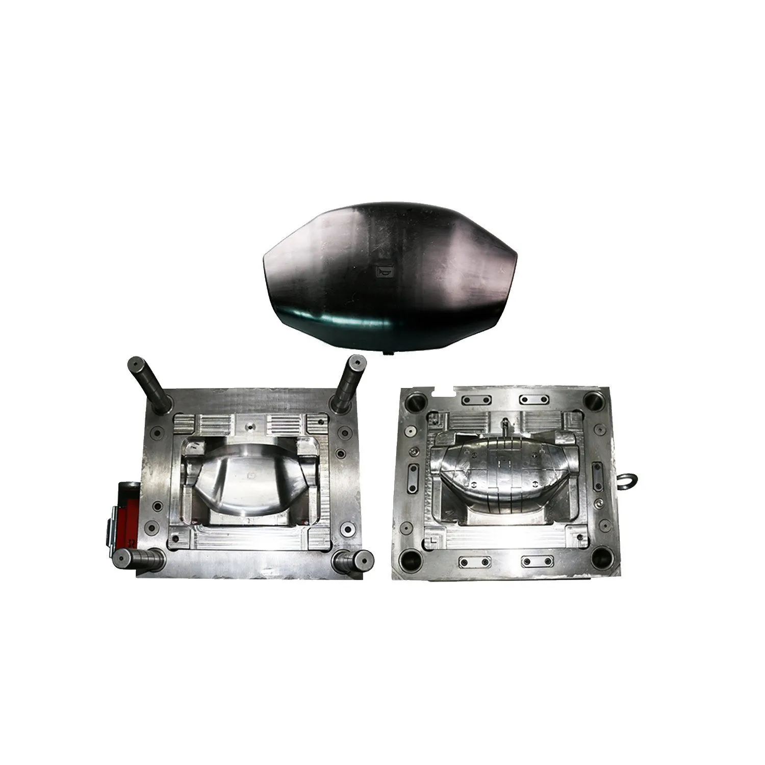 定制汽车注塑方向盘气囊塑料盖模具