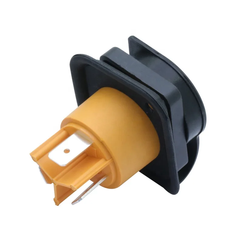 Waterproof PowerCON True Chassis Connector NAC3MPX NAC3FPX 250V 20A IP65 Waterproof Appliance Inlet Outlet Connector