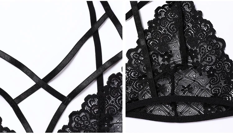 Sharicca vente en gros voir à travers les filles chaudes Bralette évider ensemble de soutien-gorge femmes sous-vêtements Sexy avec dentelle Lingerie Sexy_voghion.com