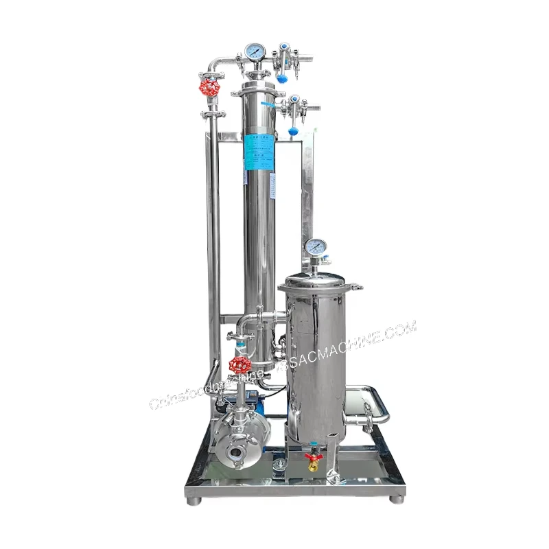 Professional Filter Rice Wine High Concentration Sugar Herbal Oral Liquid Fruit Wine Red Wine Filter Cross Flow Membrane Filter