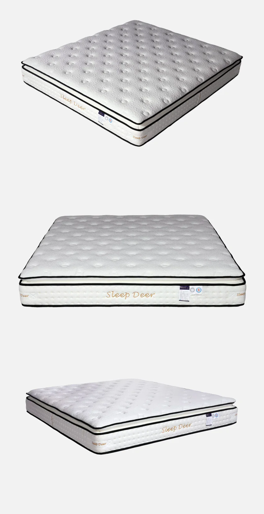 Uk Fireproof Flame Retardant Mattress Queen King Size Fabric Latex