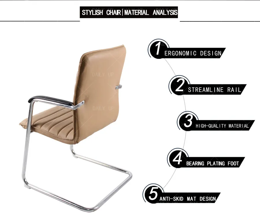 Modern Ergonomic Office Chair Leather Office Chair Luxury Manager Chair with Parts for Sale