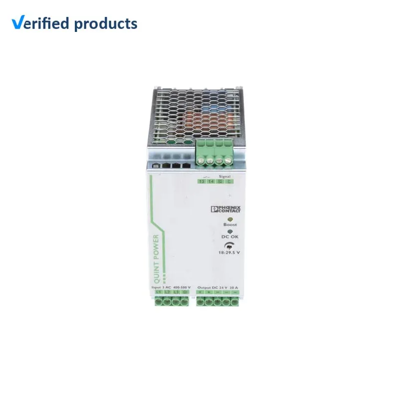 Phoenix Contact 2866792 Power Supply ACDC 24VDC 20A 480W DIN Rail Mount QUINT POWER Series QUINT-PS/3AC/24DC/20 supplier