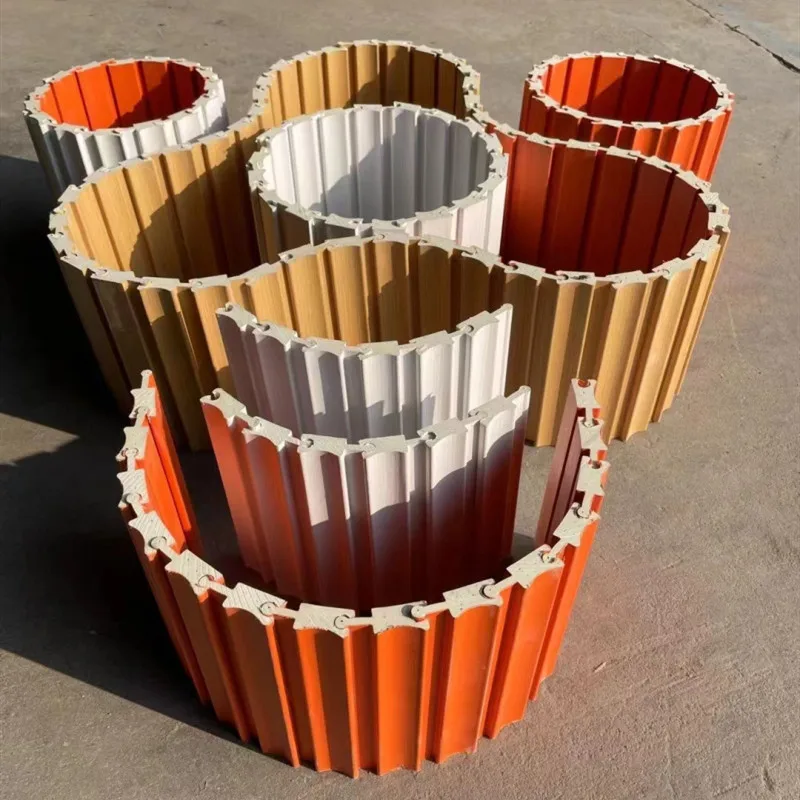 Bendable Half Round Cladding Wpc Flexible Wall Panels Fluted Wall Panel Decorate Curve Wall Circle Panel