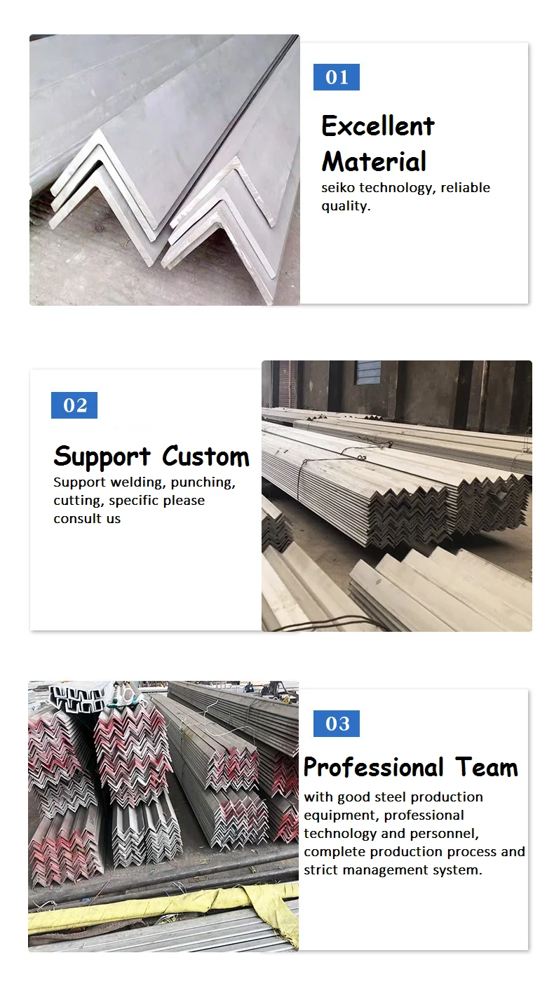 Hot Sale Mild Steel L Angle Price Per Kg Iron Stainless Steel Angle