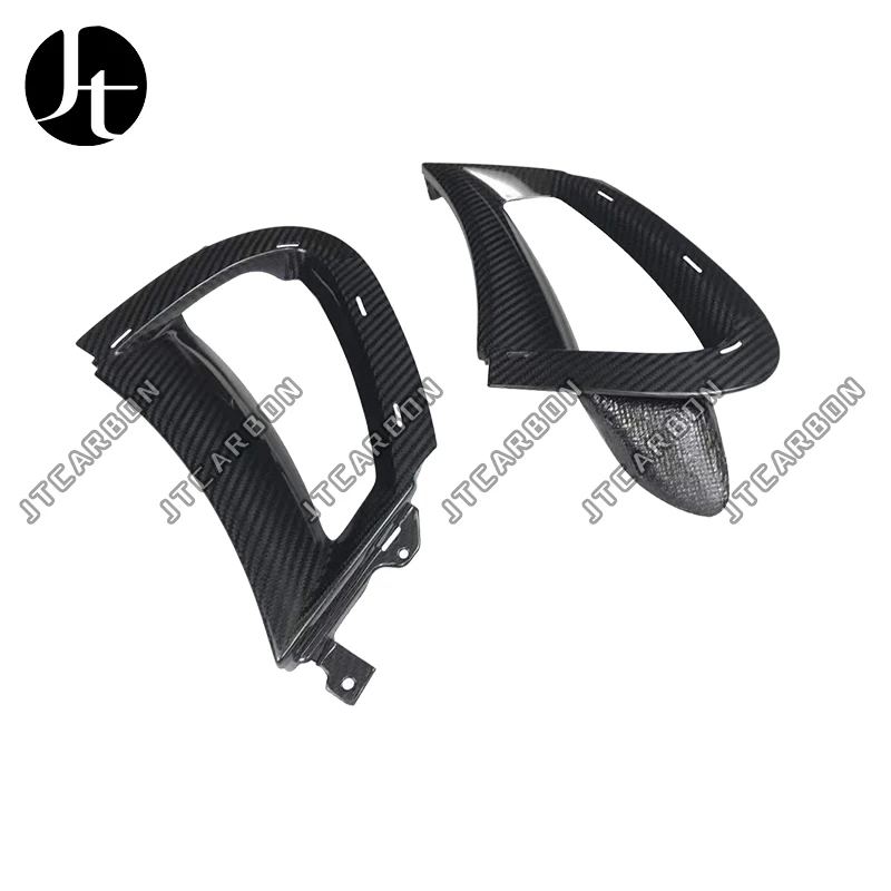 thumbnail image 2 of Carbon Fiber Front Bumper Side Air Vent Duct Intake Zambia 2 of 13