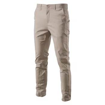 Chino Pants OEM Fashion Men's Chino Trousers Slim Fit Casual With Stretch Pants
