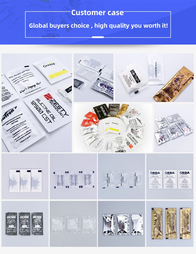 Oem Small Packets Plastic Gear Grease Cheap Bag Grease General Purpose