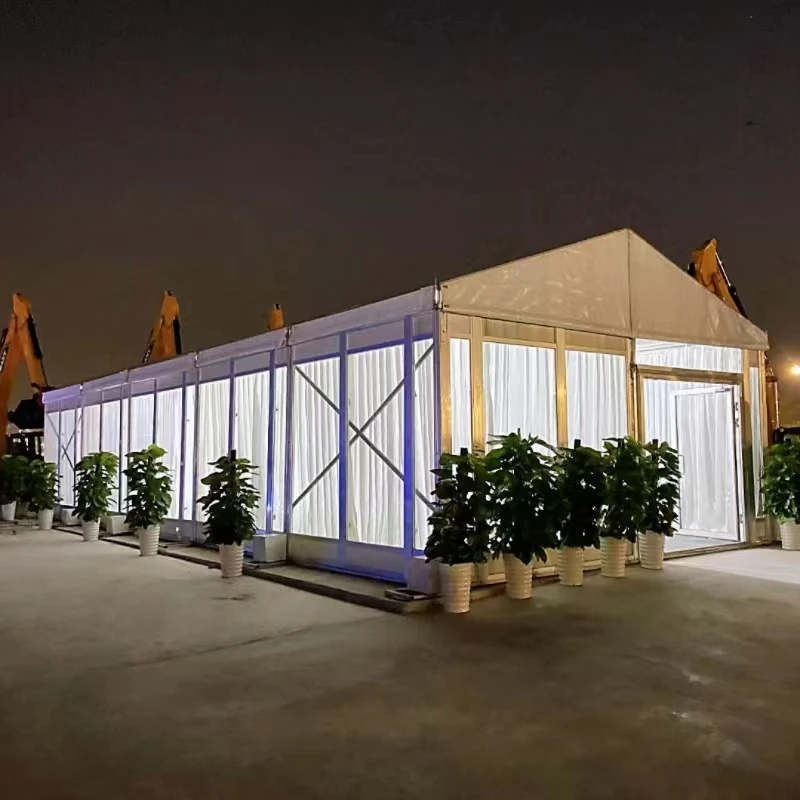 Langrun Project Factory Price Different Size Big White PVC  Wedding Hall Marquee Event Tent for Sale