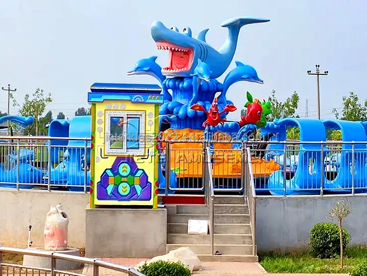 park rides amusement shooting shark island rides