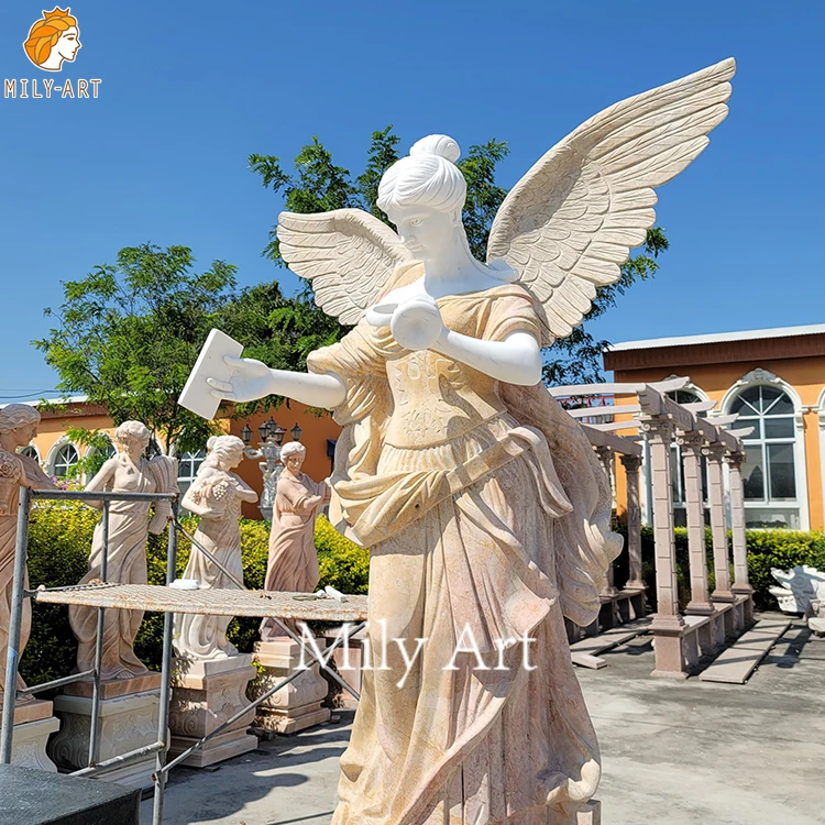 Outdoor Garden Decorations Hand Carved Life Size Beautiful Lady ...