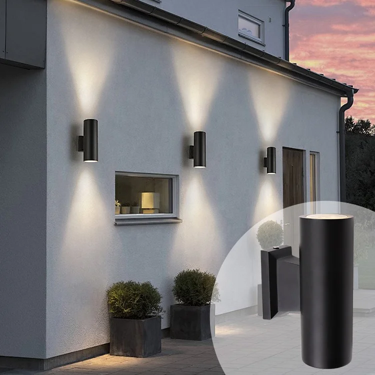 Villa Balcony Porch Exterior Cylindrical Double-Head High Quality Led ...