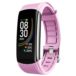 Amazon Hot Selling C6T Smart Watch Wholesale Body Temperature Sensor Touch Screen Suitable for Apple Sport Smart Bracelet Watch