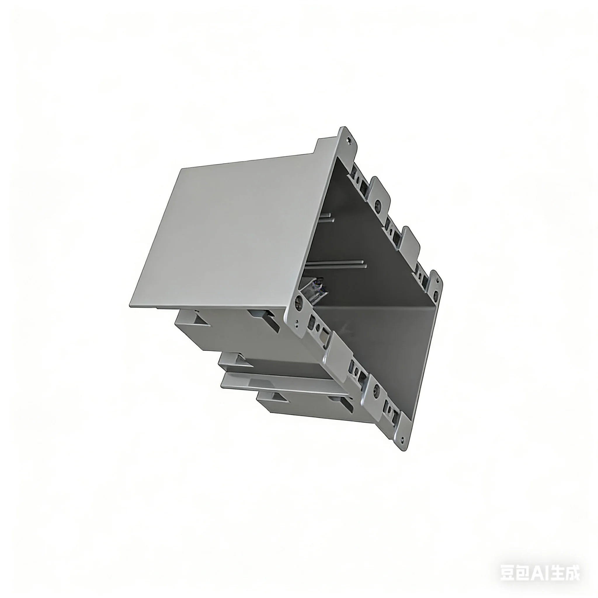 W355R Switch Outlet Box Old Work Carlon 3 Gang Blue Ear Brackets Wall PVC Clamp Junction Electrical Plastic Conduit Switch Box