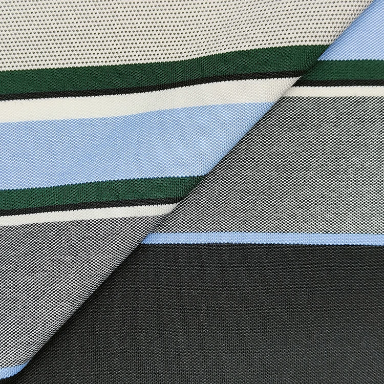Mercerized Pique Polo Fabric Cotton Material, Breathable Polyester Spandex Pique Fabric for Sale/ manufacture