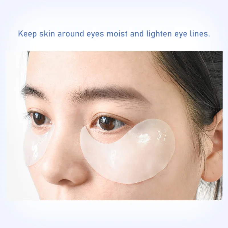 Oem Private Label Korean Collagen Eye Gel Mask Orange Anti Aging Dark