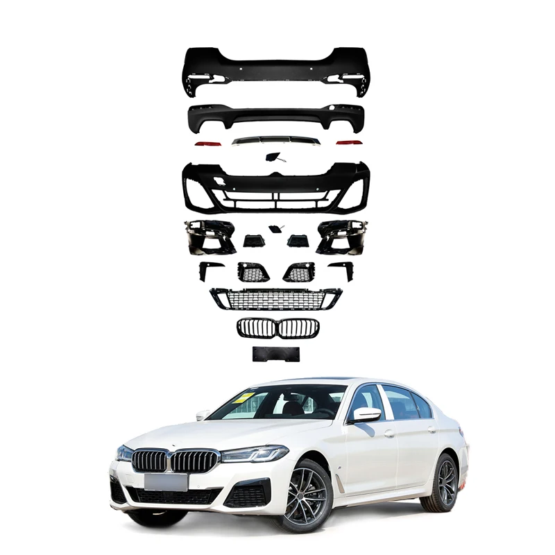 2021 2022 2023 5 Series G30 G38 Upgrade To MT M Sport Style Look Car Bodykit Auto Bumpers Facelift