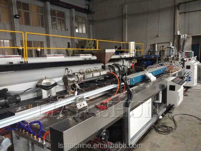 Plastic Pvc Profiles Making Machine for Making Wood Baseboards