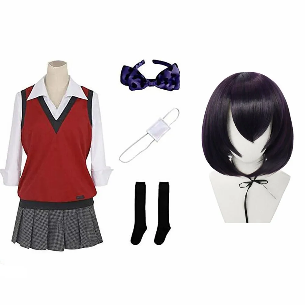 Kakegurui-uniforme doble de Anime Yumeko, Jabami, Kakegurui, disfraces de  Cosplay, ropa de Halloween para niñas, trajes para mujer| Alibaba.com