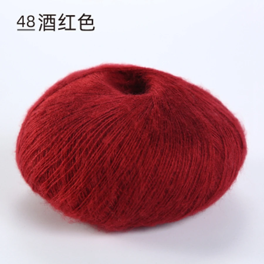 Coomamuu New Thin Mohair Yarn Acrylic Hand Knitting Yarn For Baby Soft Yarn  For Crocheting Sweater 0.9mm Ilos Para Tejer De - Buy Yarn,Acrylic