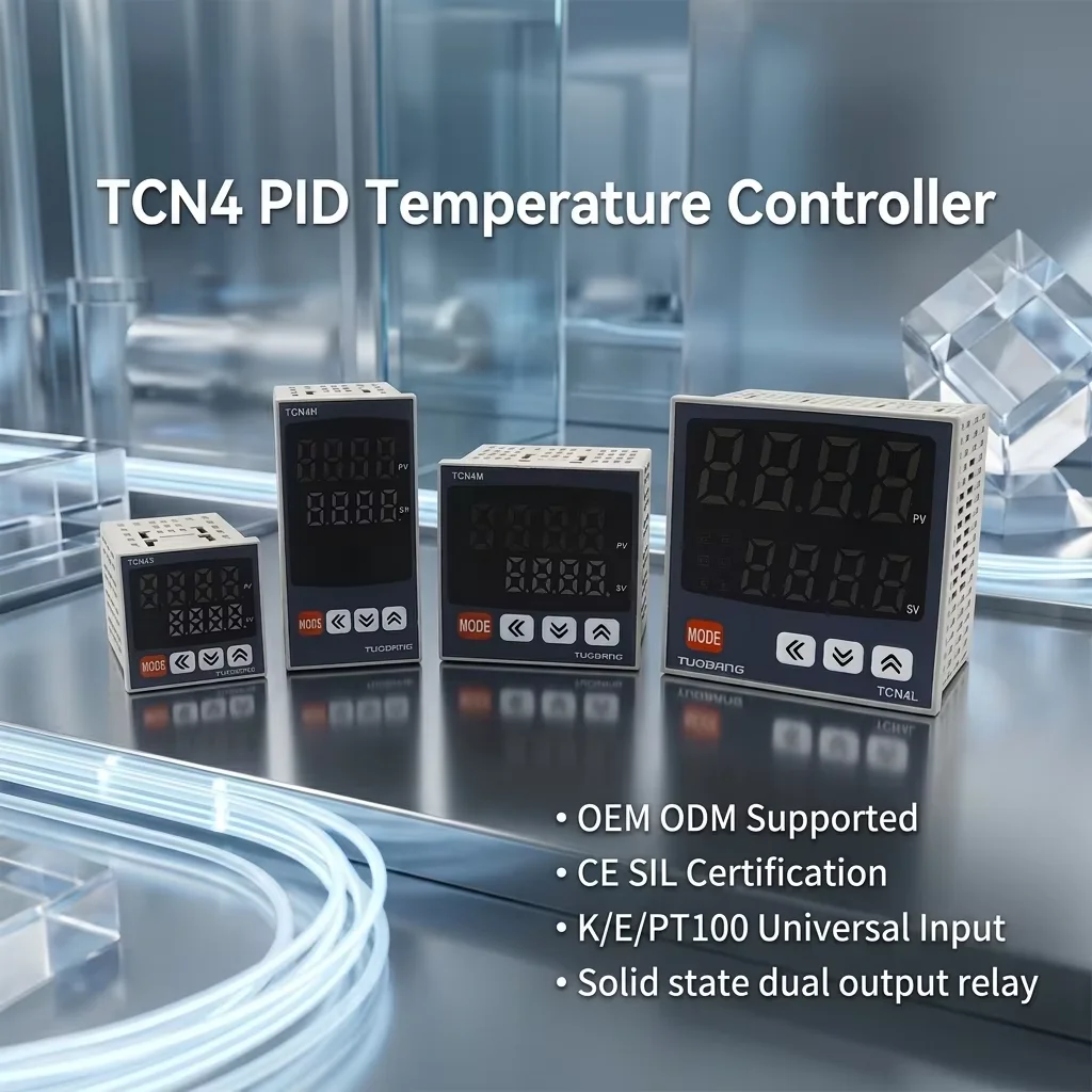 TUOBANG TCN4M Smart Digital LCD PID Temperature Controller Programmable Hygrometer OBM ODM Supported 1-Year Warranty Customized