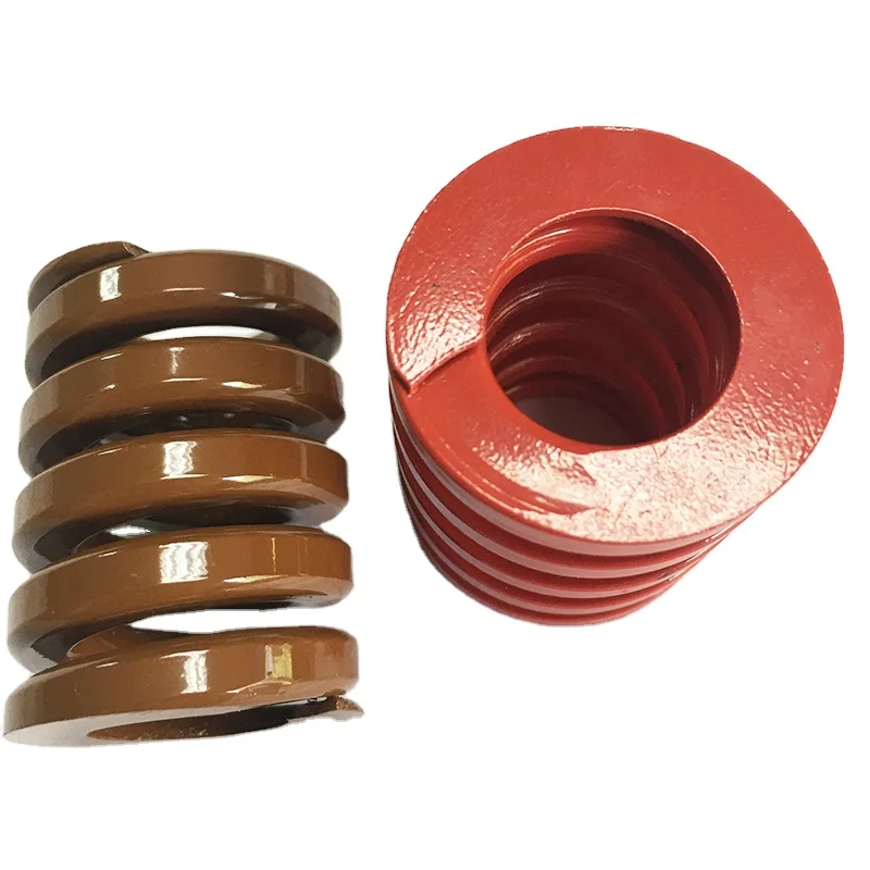Customized Custom Rectangular Die Spring Linear Spring Plastic Coil Compression Precise Precision Die Spring