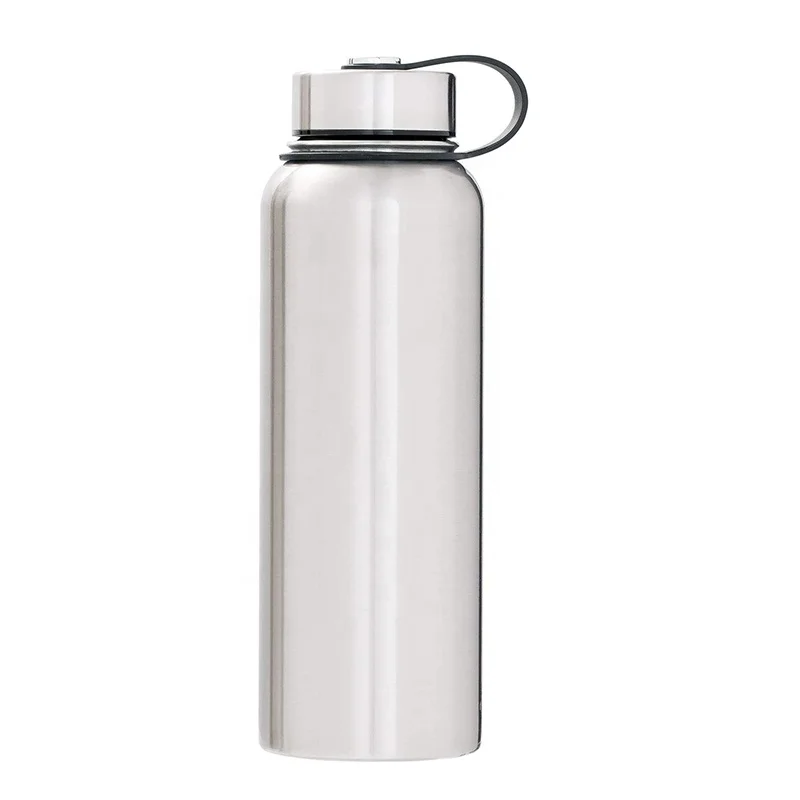 SM Water Bottle with Straw Lid - Wide Mouth Vacuum Insulated