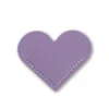 รูปหัวใจสีม่วงอ่อน