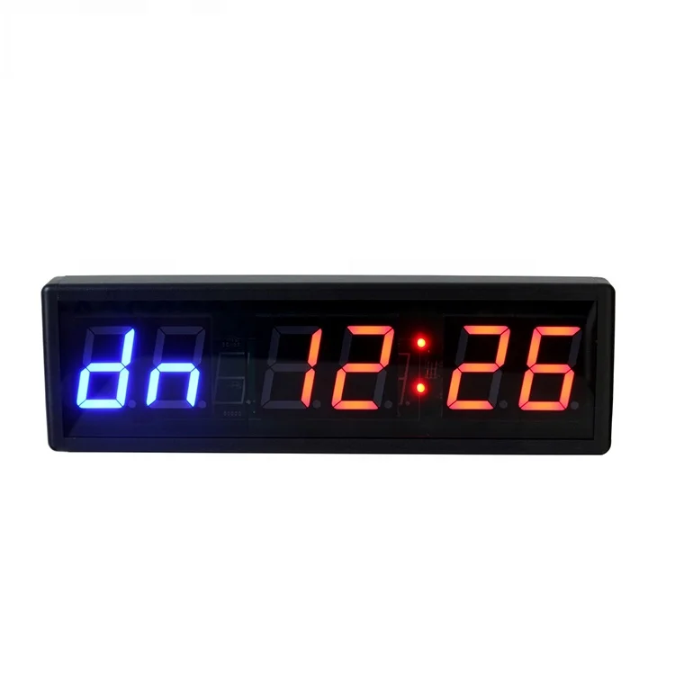 Магнитный Таймер обратного отсчета, цифровой таймер для кроссфита, мини-часы с интервалом, Портативный Таймер для спортзала