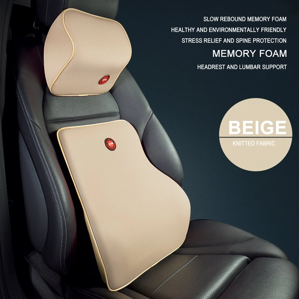 stylish atmosphere car headrest lumbar support