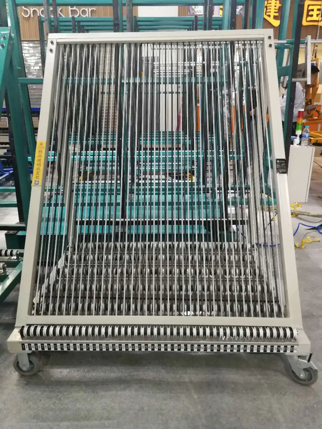 Glass Harp Rack Transportation Insulating Glass Sheet Vertical Sorting Cart Glass Transport Rack