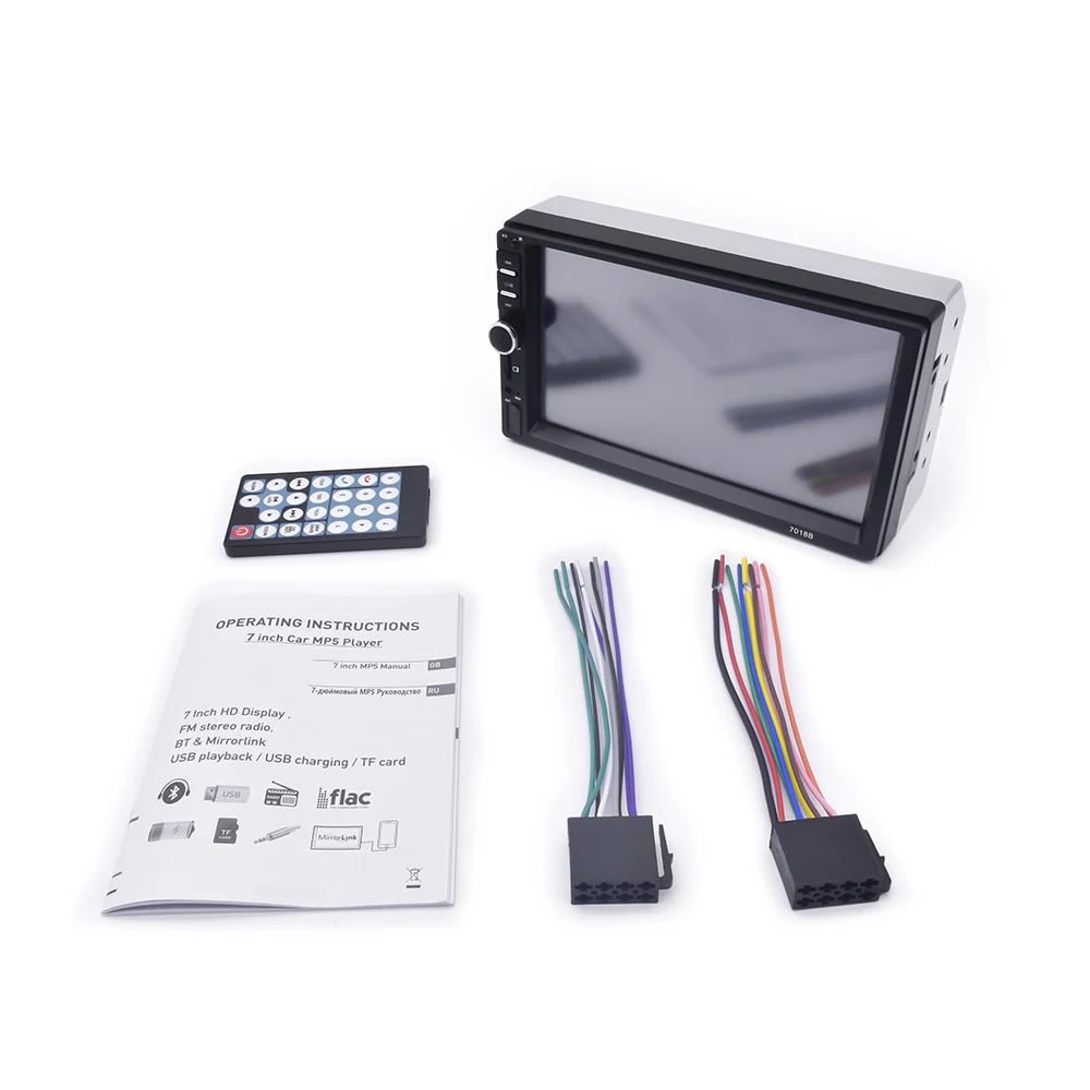 Universal Car Mp5 Player Touch Screen Car Stereo Multimedia Dvd Player Buy Car 2 Din 7018 Mp5