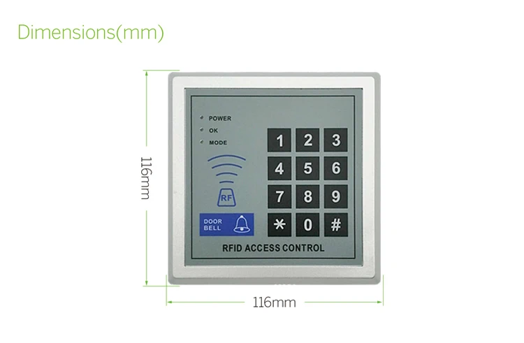 Standalone Access Control Keypad with Pin Code Support