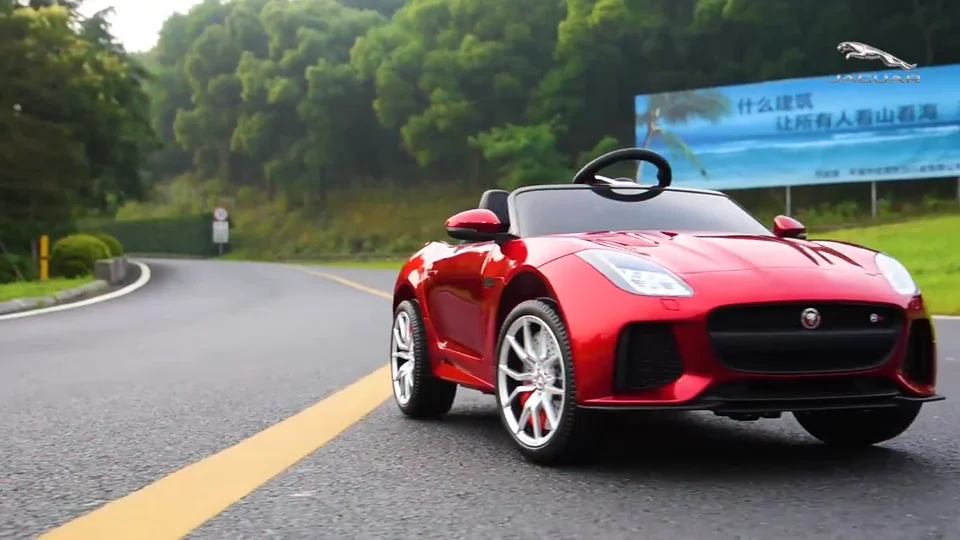ライセンス付き Jaguar F-type SVR コンバーチブル 電動カー 2-7歳向け