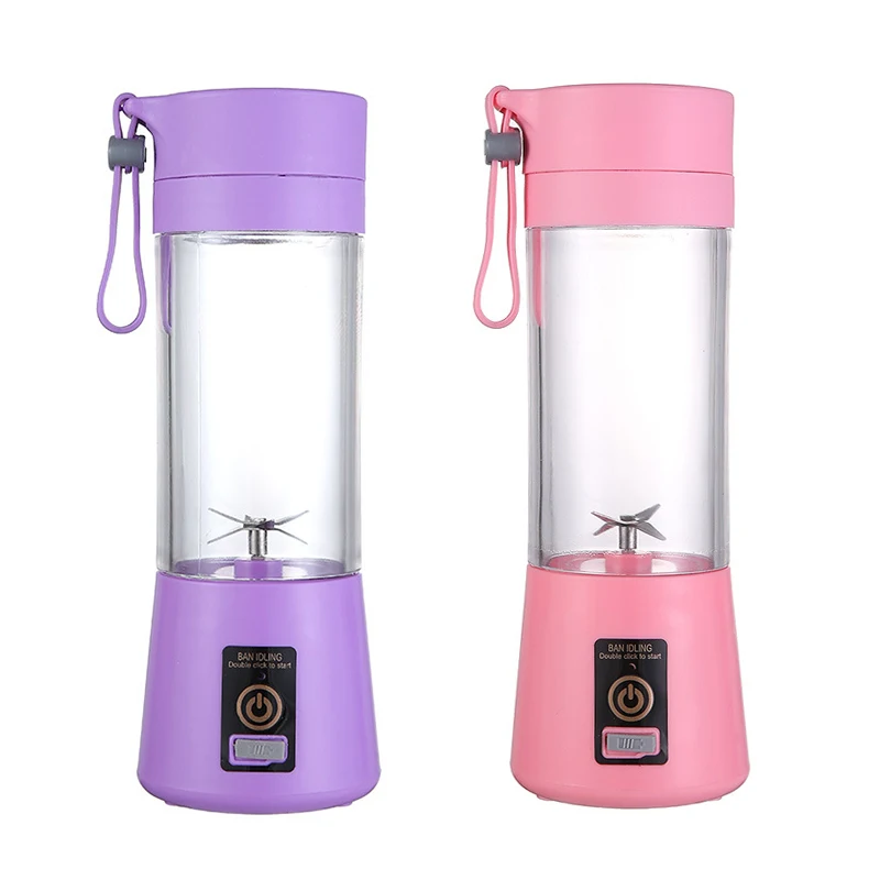 Portable Blender Smoothie Maker Juicer With Travel Bottle,Mini Usb  Rechargeable Personal Blender/blender Fruit - Buy Portable Blender Smoothie  Maker Juicer,Mini Usb Rechargeable Personal Blender,Maker Juicer With 500ml  Travel Bottle Product on 