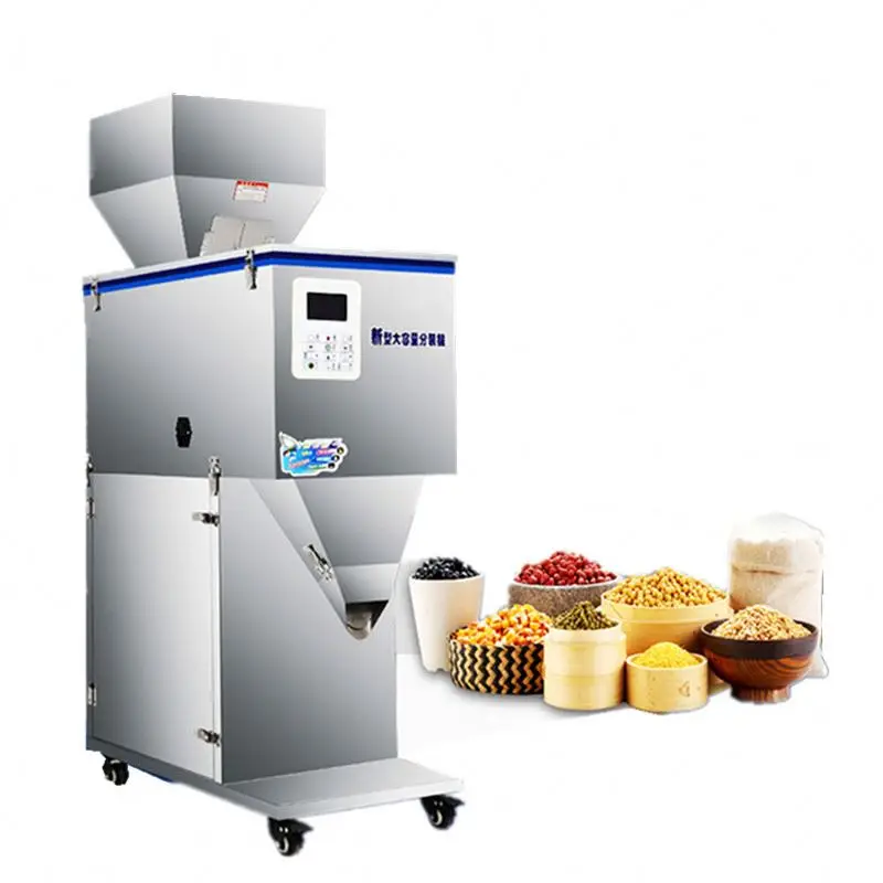 Automatic Electronic Weighing Filler Tea Leaf Seeds Particle Grain Sachet Filling Packing Machine