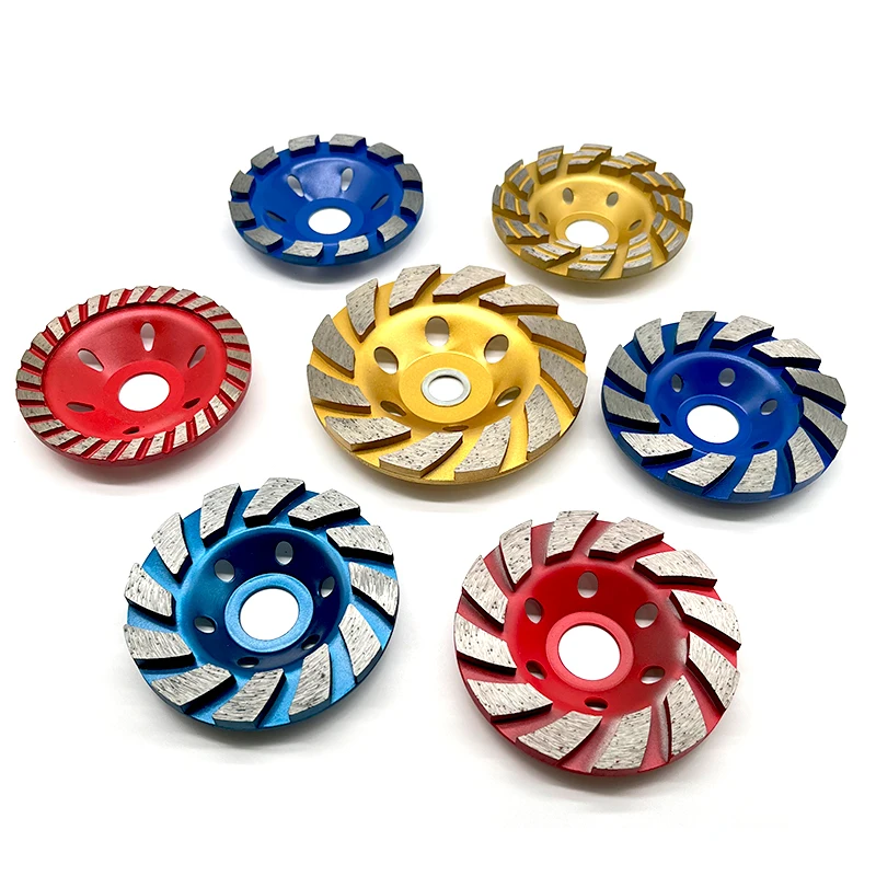 Colorful Diamond Grind Disk Marble Diamond Grinding Disc manufacture