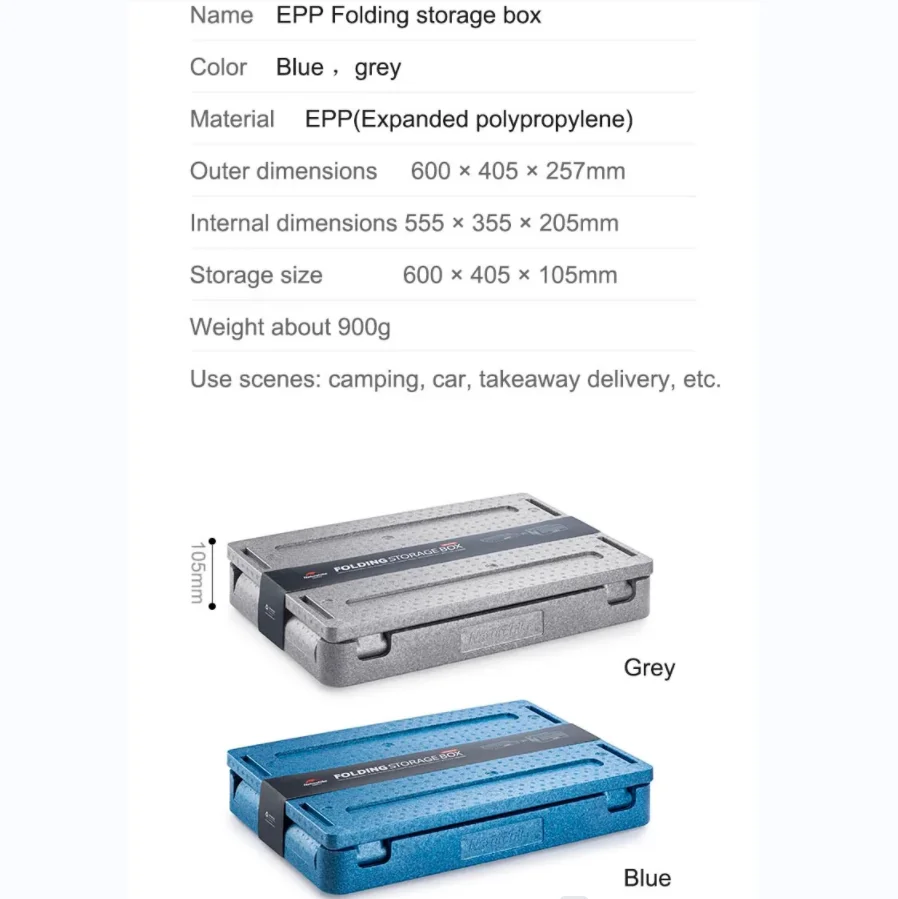 100 Recycling Foldable Collapsible Cooler Chill Chest Or Thermo Box