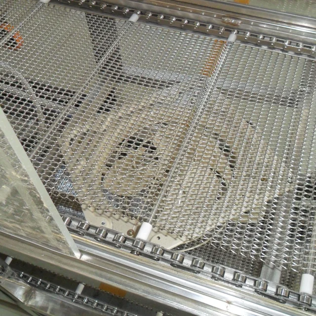Stainless Steel 316 Wire Net with Durable Chain of Instant Noodle Steam Machine for Food Conveyor 6
