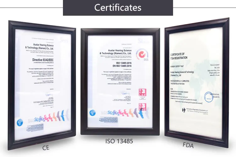 CE ISO FDA Certifications