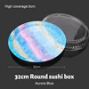 32cm Aurora Blue Sushi Box with lid