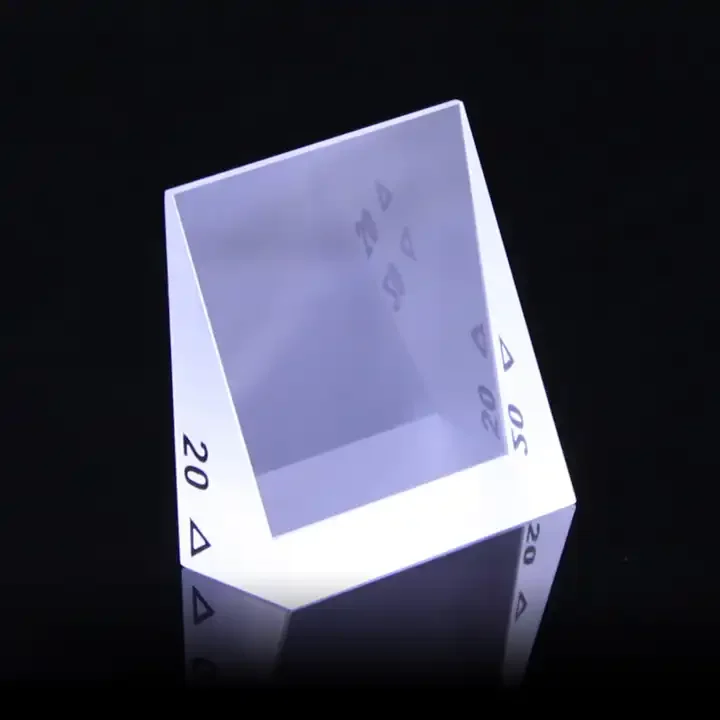 High Quality K9 BK7 Optical Glass Wedge Prism Right Triangle Prism