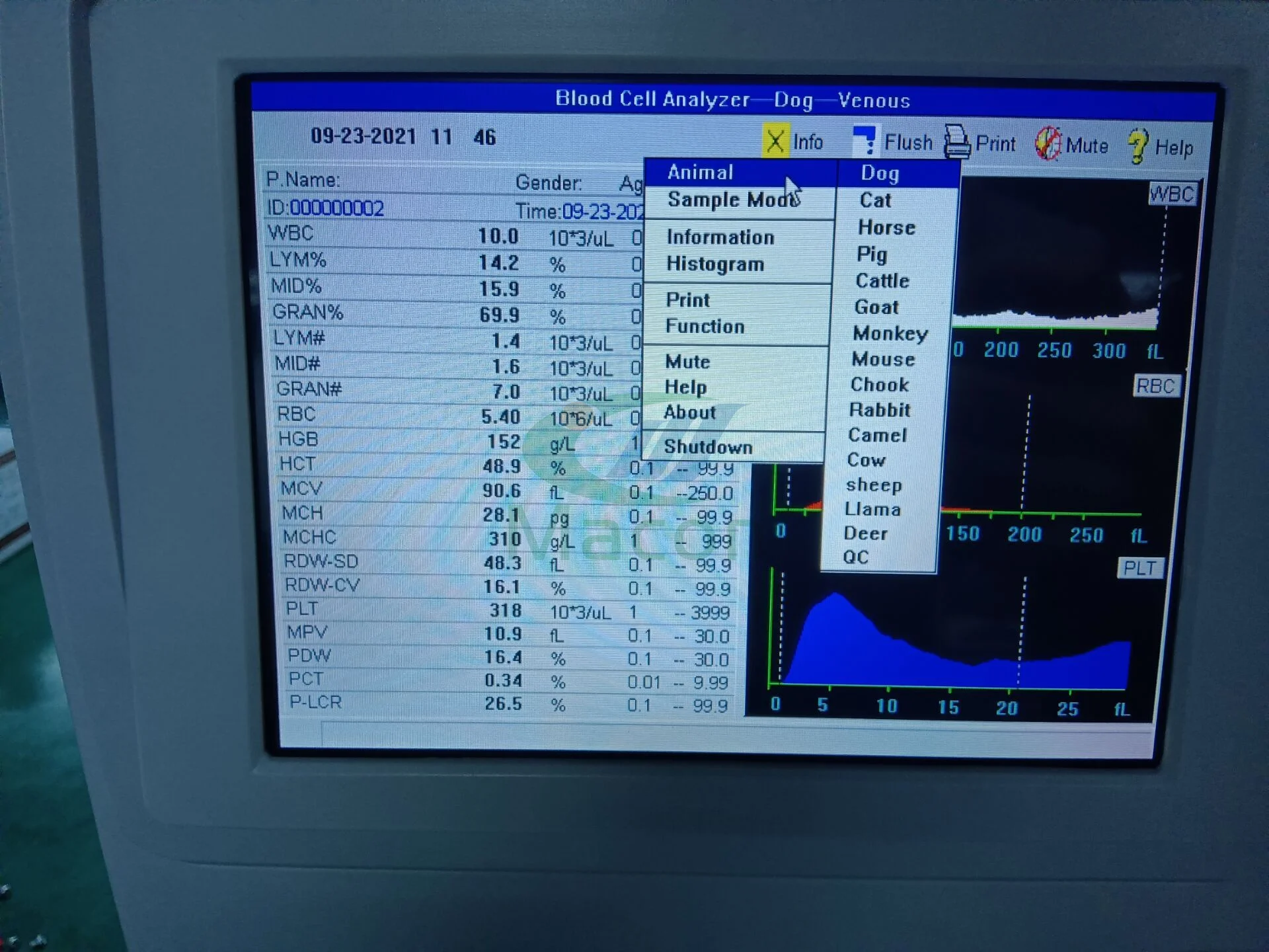 HT35vet  Open Reagent System Full Auto Veterinary Hematology Analyzer CBC Machine with Extremely Low Price