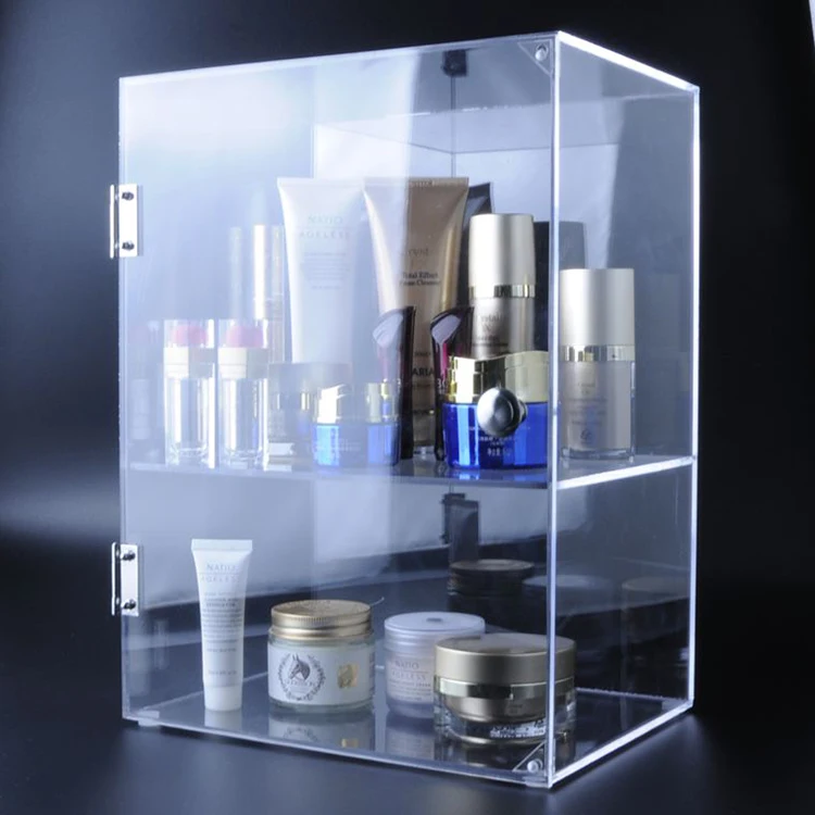 Clear Acrylic Cosmetic Cube Organizer Drawer Cosmetics Organizer