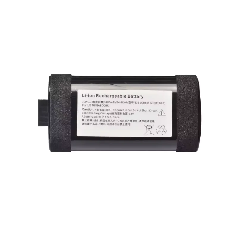 Aijos Batterie de rechange 7,4 V pour Logitech 533-000146 084-000845, 984-001362, Megaboom 3, S-00171, Ultimate Ears Megaboom 3