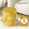 with lid yellow