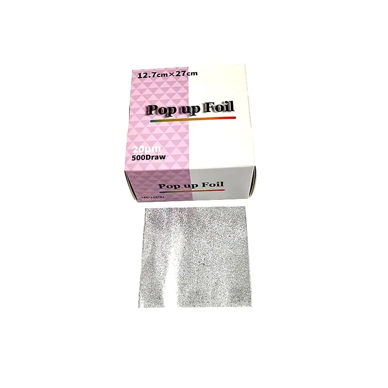 Hot Sell Pop Up Sheet Aluminum Foil For Hair Pre Cut Hair Dressing Foil
