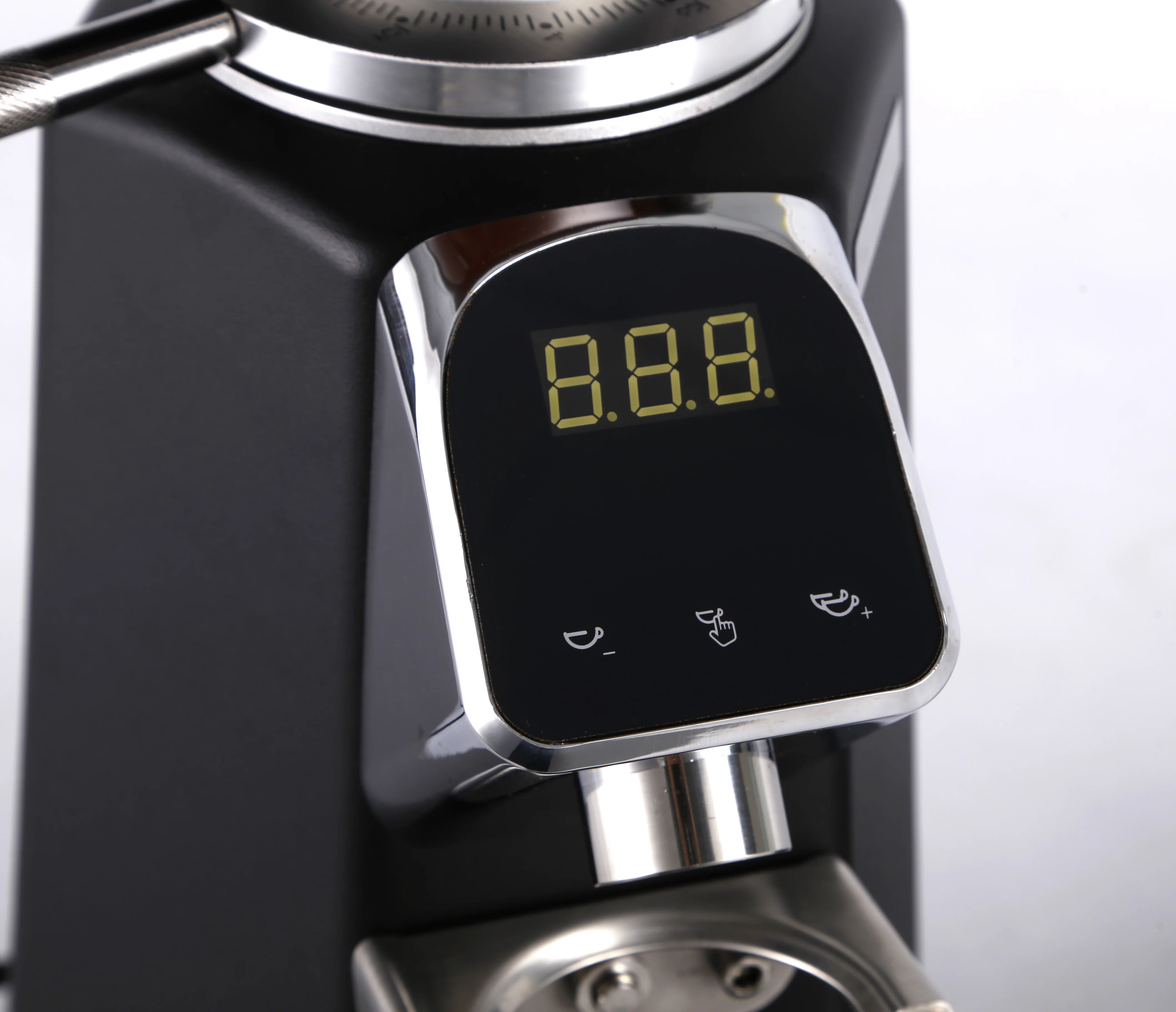 64mm Stainless Steel Flat Burr Professional Coffee Grinder With Auto